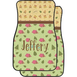 Summer Camping Car Floor Mats (Front Seat) (Personalized)