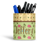 Summer Camping Ceramic Pen Holder