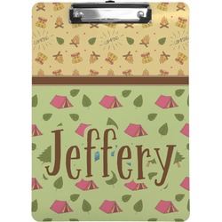 Summer Camping Clipboard (Letter Size) (Personalized)