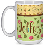 Summer Camping 15 Oz Coffee Mug - White (Personalized)