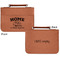 Summer Camping Cognac Leatherette Bible Covers - Small Double Sided Apvl