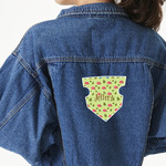 Summer Camping Twill Iron On Patch - Custom Shape - X-Large (Personalized)