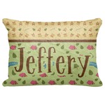 Summer Camping Decorative Baby Pillowcase - 16"x12" (Personalized)