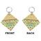 Summer Camping Diamond Keychain (Front + Back)