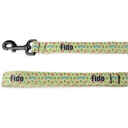 Summer Camping Deluxe Dog Leash - 4 ft (Personalized)