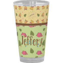 Summer Camping Pint Glass - Full Color (Personalized)