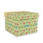 Summer Camping Gift Box with Lid - Canvas Wrapped - Medium (Personalized)