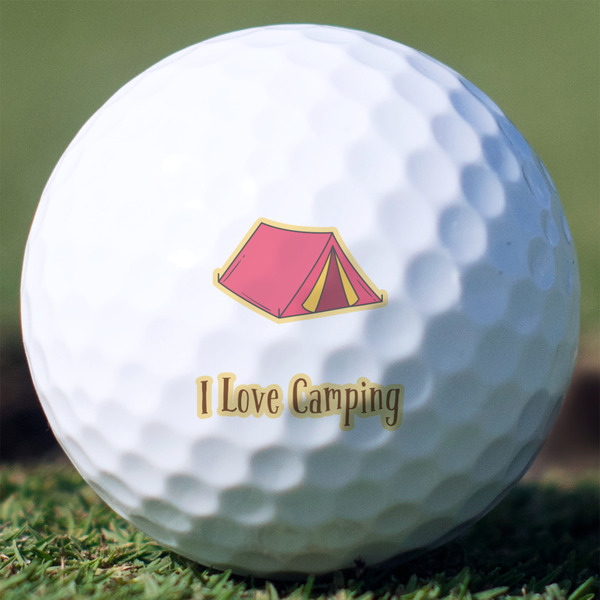 Custom Summer Camping Golf Balls - Titleist Pro V1 - Set of 3 (Personalized)