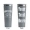 Summer Camping Grey RTIC Everyday Tumbler - 28 oz. - Front and Back