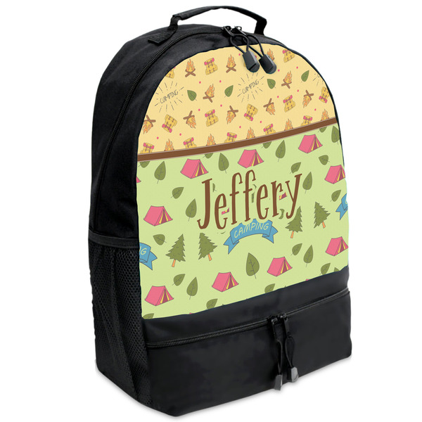 Custom Summer Camping Backpacks - Black (Personalized)