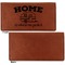 Summer Camping Leather Checkbook Holder Front and Back Single Sided - Apvl