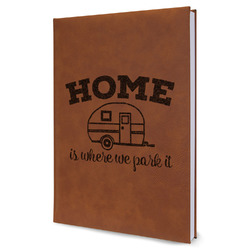 Summer Camping Leatherette Journal - Large - Single Sided