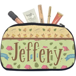 Summer Camping Makeup / Cosmetic Bag - Medium (Personalized)