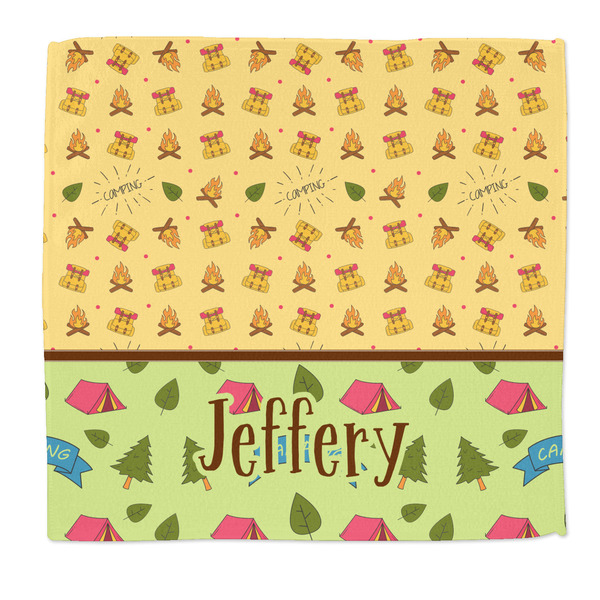 Custom Summer Camping Microfiber Dish Rag (Personalized)