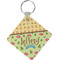 Summer Camping Personalized Diamond Key Chain