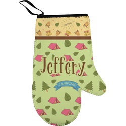Summer Camping Right Oven Mitt (Personalized)