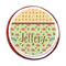 Summer Camping Printed Icing Circle - Medium - On Cookie