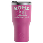 Summer Camping RTIC Tumbler - Magenta - Laser Engraved - Single-Sided