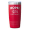 Summer Camping Red Polar Camel Tumbler - 20oz - Single Sided - Approval