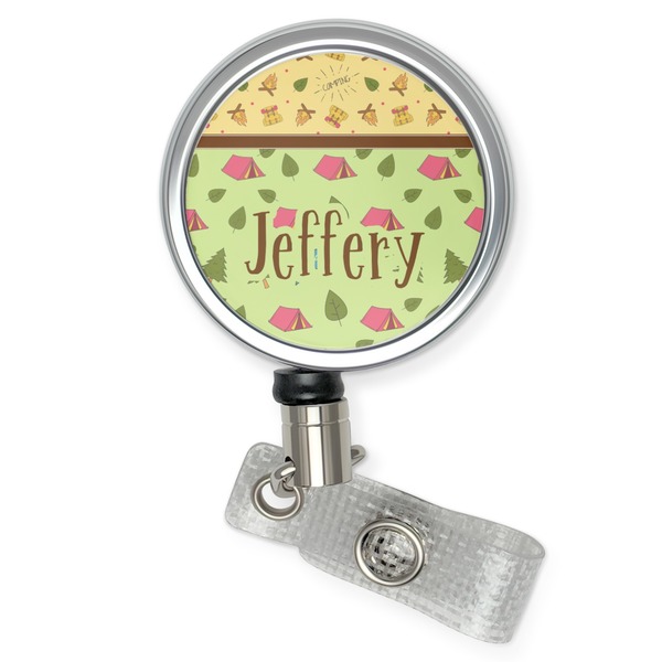 Custom Summer Camping Retractable Badge Reel (Personalized)