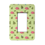 Summer Camping Rocker Style Light Switch Cover - Single Switch