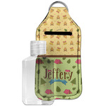 Summer Camping Hand Sanitizer & Keychain Holder - Large (Personalized)