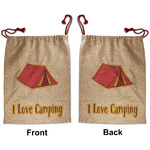 Summer Camping Santa Sack - Front & Back (Personalized)