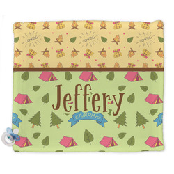 Summer Camping Security Blanket - Single Sided (Personalized)