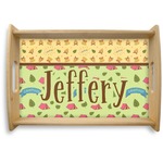 Summer Camping Natural Wooden Tray - Small (Personalized)