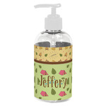 Summer Camping Plastic Soap / Lotion Dispenser (8 oz - Small - White) (Personalized)