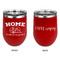 Summer Camping Stainless Wine Tumblers - Red - Double Sided - Approval