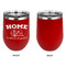 Summer Camping Stainless Wine Tumblers - Red - Single Sided - Approval