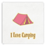 Summer Camping Paper Dinner Napkins (Personalized)