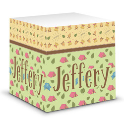Summer Camping Sticky Note Cube (Personalized)