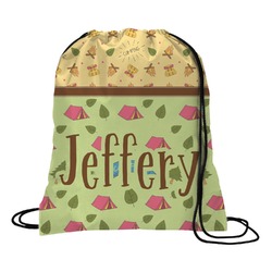 Summer Camping Drawstring Backpack - Small (Personalized)