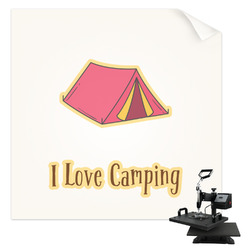 Summer Camping Sublimation Transfer - Shirt Back / Men (Personalized)