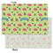 Summer Camping Tissue Paper - Lightweight - Small - Front & Back