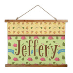 Summer Camping Wall Hanging Tapestry - Wide (Personalized)