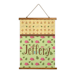 Summer Camping Wall Hanging Tapestry - Tall (Personalized)