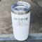 Summer Camping White Polar Camel Tumbler - 20oz - Angled