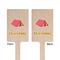 Summer Camping Wooden 6.25" Stir Stick - Rectangular - Double Sided - Front & Back