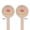 Summer Camping Wooden 7.5" Stir Stick - Round - Double Sided - Front & Back