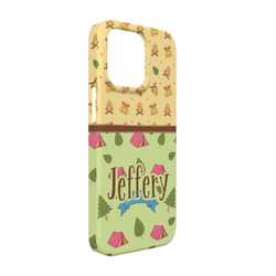 Summer Camping iPhone Case - Plastic - iPhone 13 (Personalized)