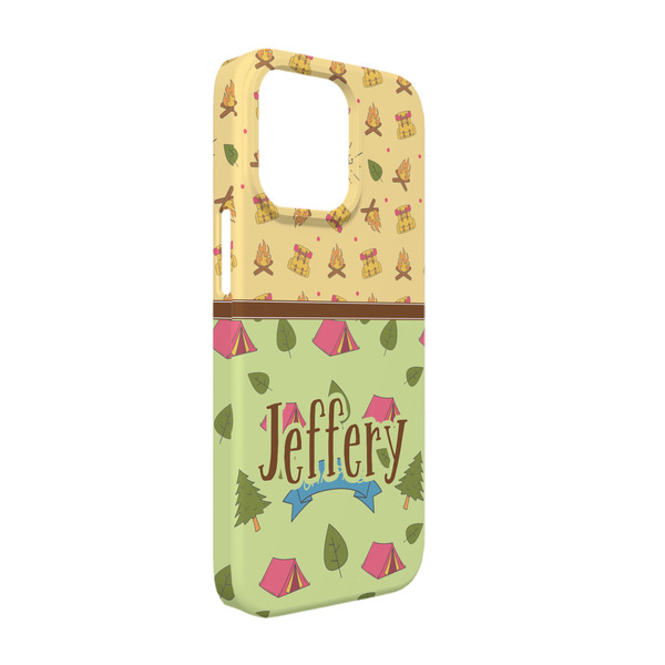 Custom Summer Camping iPhone Case - Plastic - iPhone 13 (Personalized)