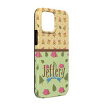 Summer Camping iPhone Case - Rubber Lined - iPhone 13 (Personalized)