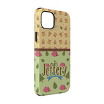 Summer Camping iPhone Case - Rubber Lined - iPhone 14 (Personalized)