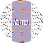 Happy Birthday Multipurpose Round Labels - 2" (Personalized)