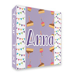 Happy Birthday 3 Ring Binder - Full Wrap - 2" (Personalized)