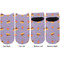 Happy Birthday Adult Ankle Socks - Double Pair - Front and Back - Apvl