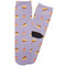 Happy Birthday Adult Crew Socks - Single Pair - Front and Back